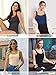 V FOR CITY Women's Tank Top with Shelf Bra Adjustable Wide Strap Camisole Cotton Undershirts XL Brown