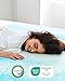 PERLECARE 3 Inch Twin XL Memory Foam Mattress Topper, Cooling Gel Infused Mattress Pad, Ventilated Bed Topper for Pressure Relief, Dorm Room Essentials, Blue