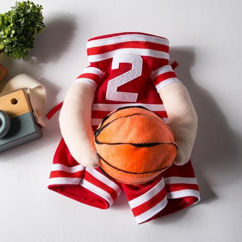 Hunde-Basketballspieler-Kostüm, Basketballkostüm, Hunde-Halloween-Kostüm, lustige Haustier-Kostüme, lustige Hunde-Sportkleidung, lustige Hundekostüme
