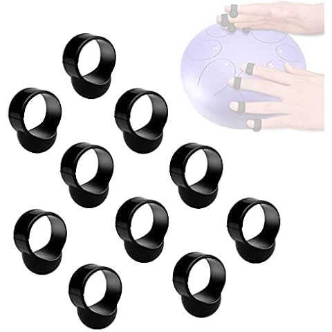 Steel Tongue Drum Finger Sleeves Set for Handpan Percussion Drums Finger Picks Cover