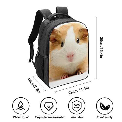 Sac d'école de mode cochon d'Inde ado sac à dos léger imprimé 3D