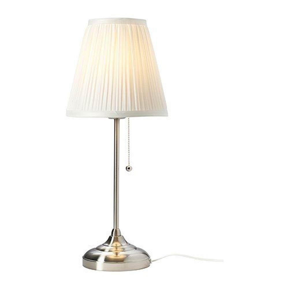 KAIN ARSTID - Table lamp, nickel-plated, white (Color : White-1)