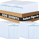 Resholder 500 Pack Patient Sign in Sheets HIPAA Compliant Patient Sign in Label Forms...