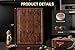 THETCHRY Walnut Cutting Boards for Kitchen, End Grain Wooden Cutting Board, Large Chopping Board Double Sided with Handle, Thick Butcher Block Charcuterie Meal Prep & Serving with Gift Box, 17