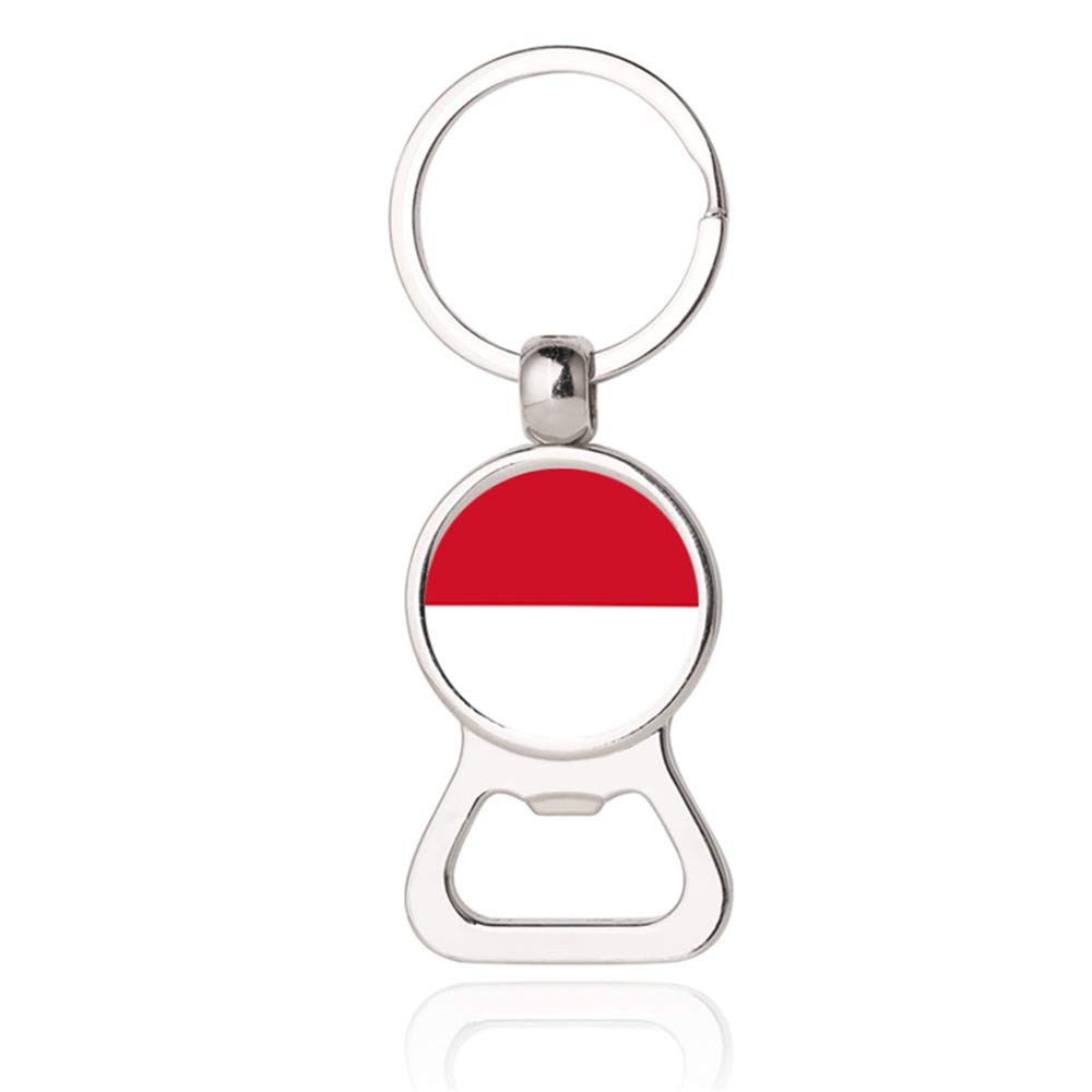 National Flag Style Monaco Keychain Bottle Opener Creative Souvenir Gift