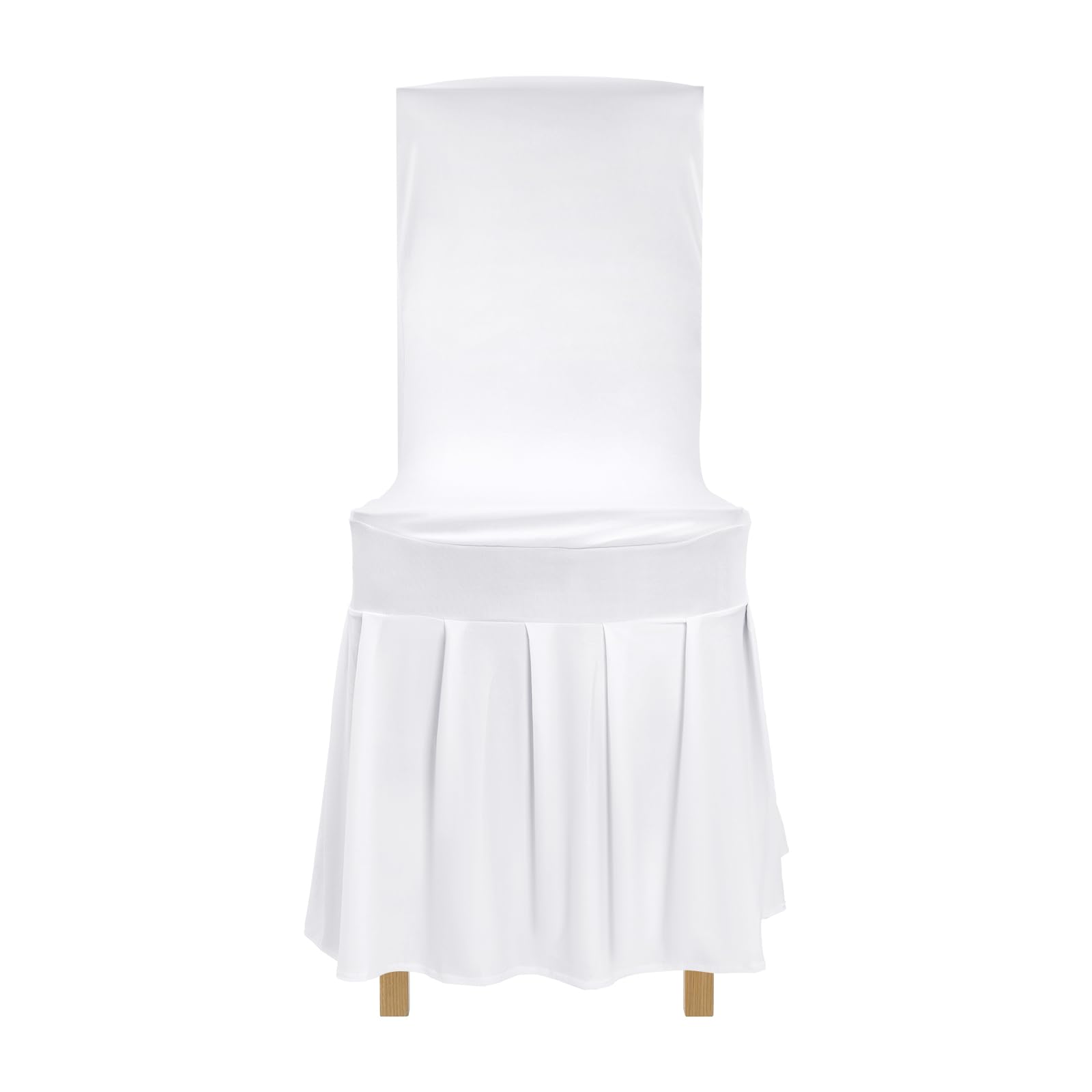Housses de chaise avec jupe élégante pour sublimer vos tables de banquet