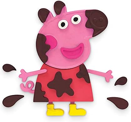 Play-Doh Peppa Pig Stylin Set with 9 Non-Toxic Modeling Compound Cans and 11 Accessories, Peppa Pig Toy for Kids 3 and Up
