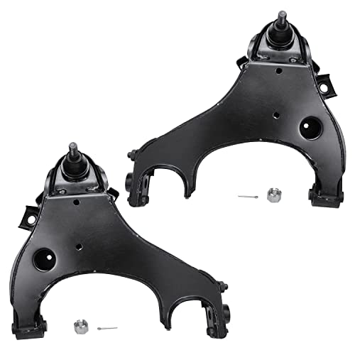 Image of Detroit Axle - 8PC Front Shock Absorber and Control Arm Suspension Kit Replacement for 2000-2004 Nissan Xterra 4WD
