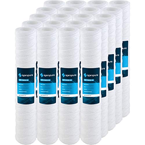 SpiroPure 20x2.5 30µm Sediment Filter Cartridge SWC-25-2030 (Case of 20)