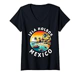 Photo Gallery donna messico isla holbox maglietta con collo a v Photo Gallery donna messico isla holbox maglietta con collo a v