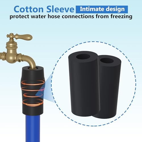 KORVOS 100FT RV Heated Water Hose for RV, Heated Drinking Water Hose with Insulation Sponge Anti-freeze&Leak-proof, Lead and BPA Free Heat Water Hoses, Heater Garden Hose Suitable for Winter&Camping by KORVOS - Image 4