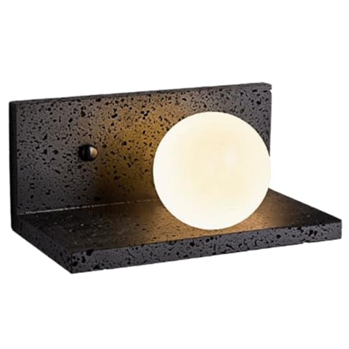 Lampe chevet murale en pierre pour creer un coin lecture cosy