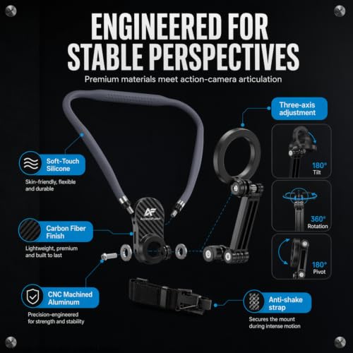 Image of Magnetic Neck Mobile Holder | 3 in 1 Magnetic POV Mount