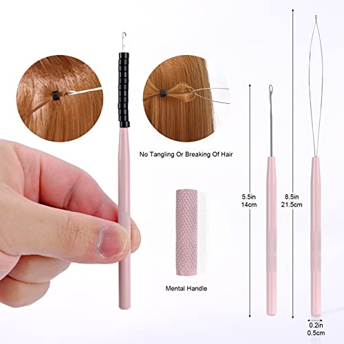 Ehdis Hair Extension Beading Tool Kit Stainless Steel Hair Extensions Micro Link Bead Closer And Remover Pliers Set, Beads Hair Pulling Hook & Micro Ring Loop Tool Set #TOP5