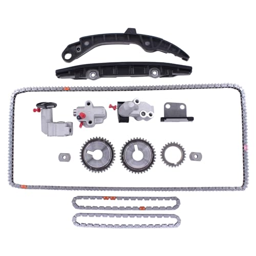 ApplianPar Engine Timing Chain kit for Infiniti EX37 FX37 2013, G37 2008-13, M37 2011-13, Q40 2015, Q50 Q70 2014-18, Q60 2014-16,Q70L 2015-19, QX50 2014-17, QX70 2014-20, for Nissan 370Z 2009-21