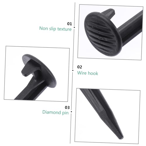 Piquetas de Plástico Resistente y Duradera para Camping 8