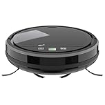 ZJchao Vacuum et Vadrouille du Robot, 2500pa Super Aspiration Robot Vacuum App Remote Control and Mop Combo Smart Sweeper Momen (Prise UE)