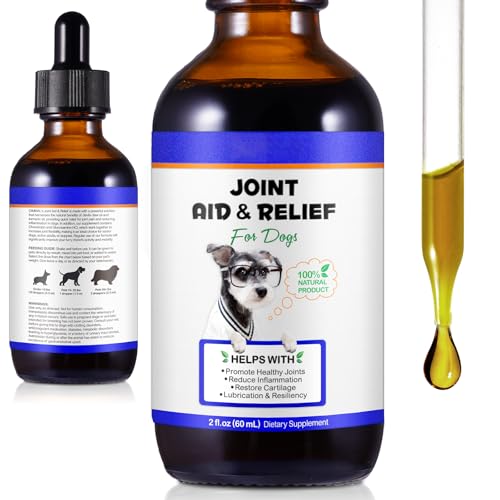 Tooffi Pain Relief For Dogs Joint Support Liquid for Dogs Dog Joint Relief Supplements Dog Arthritis Pain Relief Dogs Hip & Joint Care For Dogs Hip and Joint Supplements Deep Sleep for Cat & Dog