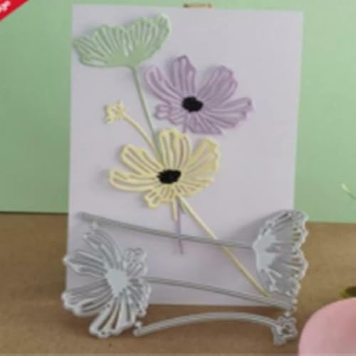 Miniatura 2 de Plantillas de troqueles de corte de amapolas para el día de la madre, troqueles de corte de flores para bricolaje, fabricación de tarjetas,