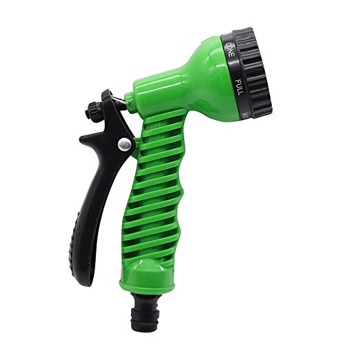 Raccordo per tubo da giardino Pistola a spruzzo d'acqua per auto Tubo flessibile per lavaggio auto regolabile Spray da giardino Pistola ad alta pressione portatile Ugello spruzzatore 7 getto d'acqua