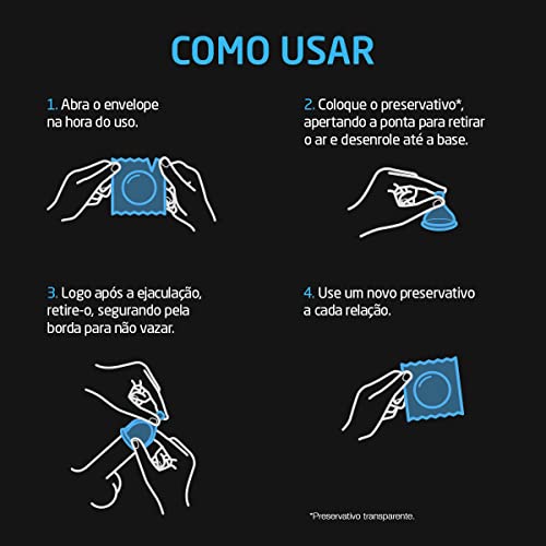 Olla Preservativo Camisinha Sensitive - 3 Unidades Branco 3Un Pacote De 3