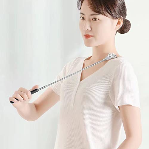 Snsowed Coçador de costas telescópico extensível portátil massageador