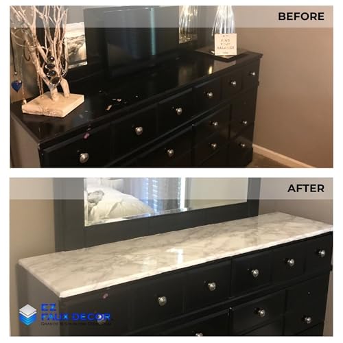 image for EZ FAUX DECOR Marble | Peel & Stick Countertops | 36