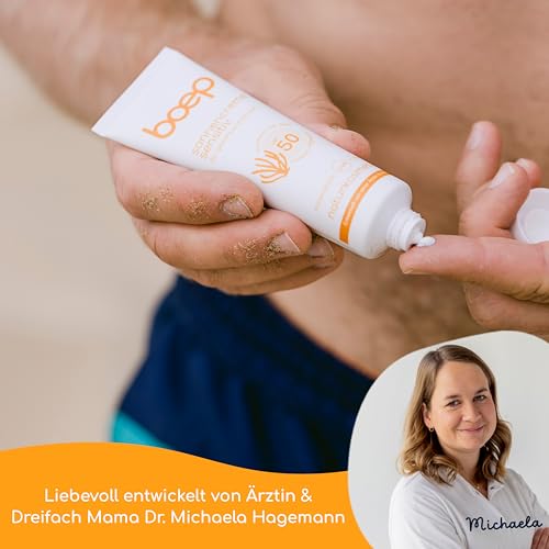 Mineralische Sonnencreme boep für empfindliche Haut LSF 50