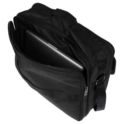 Christian Wippermann XL XXL Umhängetasche Flugbegleiter Tasche Messenger Arbeitstasche 2 Frontfächer