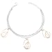 Produktbild Orphelia Damen-Armband Silber vergoldet rhodiniert 18.5 cm-ZA-7164