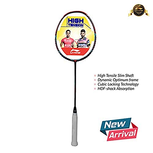 Image of Li-Ning Aeronaut 6000 Badminton Racket Carbon-Fiber, Unstrung (Navy /Red)