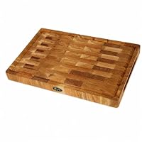 B4K – B4K® Küchenbrett aus Eiche Stirnholz 45x30x4cm