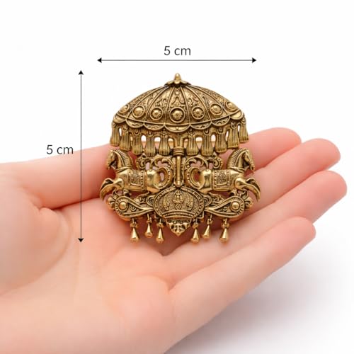 Image of Antique Gold Brooch Pin for Men Women Vintage Saree Blazer Coat Lapel Fashion Jewellery