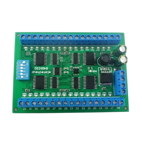 Pilote 300 mA Modbus RTU RS485 module 32 canaux DIN35 pour relais et moteur LED