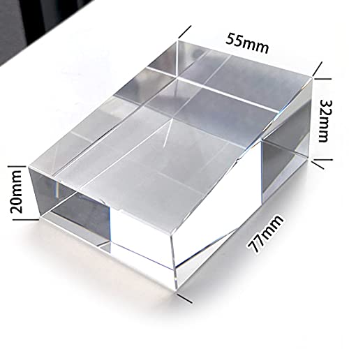 Amazon | NK43523 クリスタルペーパーウェイト 文鎮 32x55x77mm 斜め 