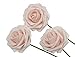 Produktbild 24 STK Rosen rosa Rose Altrosa 7cm Dekorosen EDEL Foam Rose Rosenköpfe Hochzeit Deko Dekorrosen Foam Röschen Hochzeit deko Rose Tischschmuck Basteln Moosgummi Kunstblumen künstliche Rosen