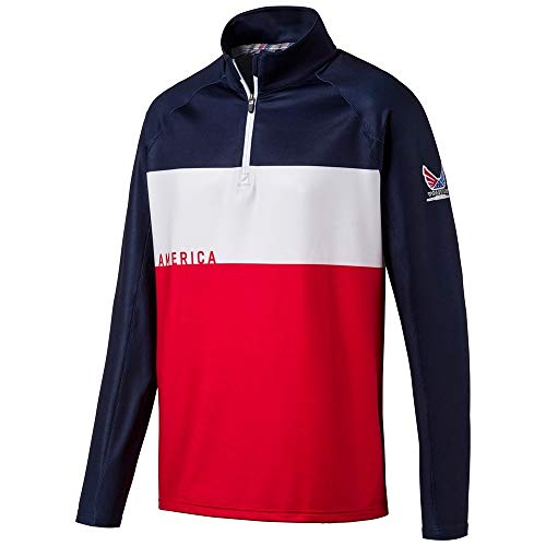 Puma Golf 2019 Men's Volition Jetstream 1/4 Zip, Surf The Web, Small #TOP10