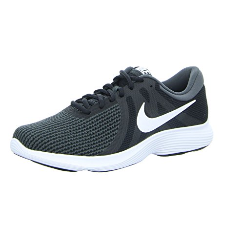 Nike Revolution 4 Eu, Zapatillas De Running Para Hombre, Negro Black White-Anthracite 001 , 43 Eu