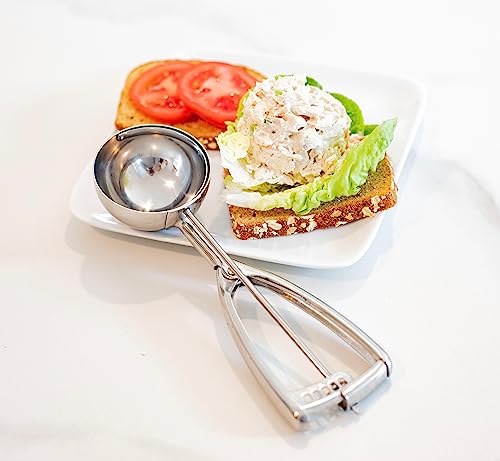 Jenaluca Jumbo Ice Cream Scoop - Cupcake Scoop And Muffin Scooper - 18/8 Stainless Steel (Jumbo Scoop) #TOP5