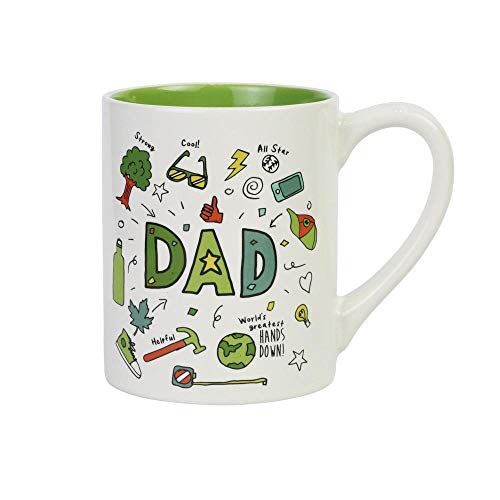 Enesco Taza Simply Mud Dad, 14 onzas
