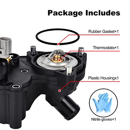 EVIL ENERGY Thermostat Housing Kit Assembly, 2L2Z8592AA, Compatible with 2002-2010 Explorer Sport & Mercury Mountaineer V6 4.0L by EVIL ENERGY - Used condition - Image 4