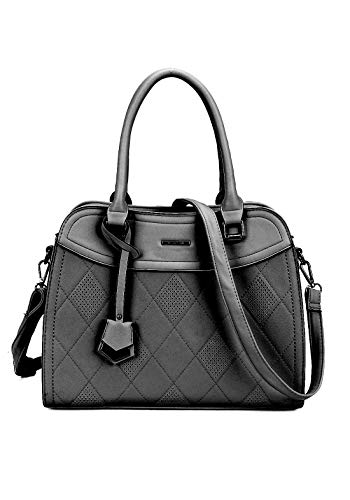 Bolsa Rigida de Mão e Ombro Gash, Preta, Feminino