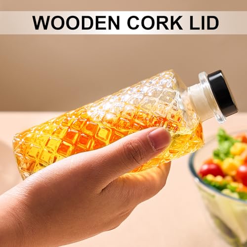 Image of gegewawa 2pcs Glass Coffee Syrup Dispenser Bottles 5 OZ, Simple Syrup Bottles with Metal Pour Spout, Syrup Dispenser for Coffee Bar Accessories for Maple Honey Syrup Oil and Sauces
