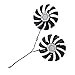 Price comparison product image Gaetooely New 1 Pair Card Fan 85Mm Ha9010H12F-Z 4Pin Cooler Fan Replacement For Msi Gtx 1060 Oc 6G Gtx 960 P106-100 P106 Gtx1060 Gtx960