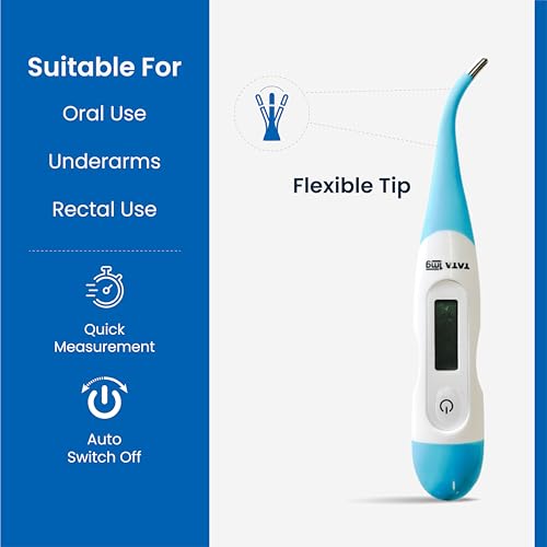 Tata 1mg thermometer flexible tip safe for babies