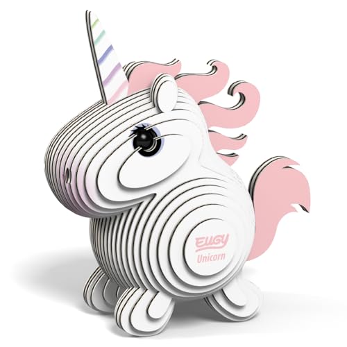 EUGY 014 Unicornio. Eco-Friendly 3D Paper Puzzle Fantasy