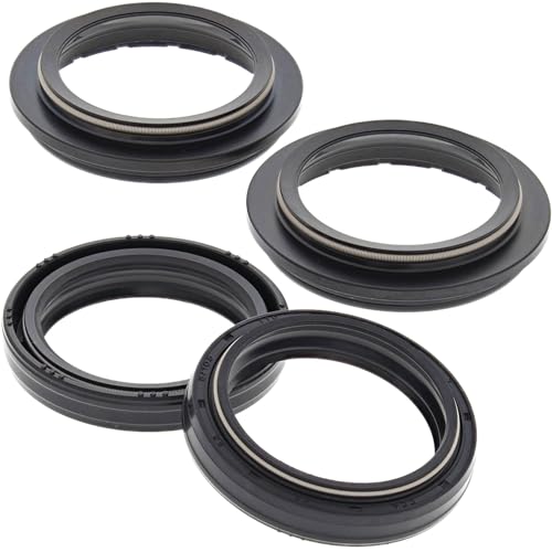 All Balls Racing 56-129 Fork & Dust Seal Kit Compatible with/Replacement for Honda, Kawasaki, Suzuki, Yamaha