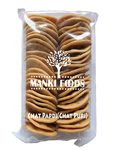 Image of Maanki Chaat Papdi Bhel Puri /Chat Puri /Chat Papdi /Sev Puri(Papdi) 400 Grams (Pack of 200 g x 2)