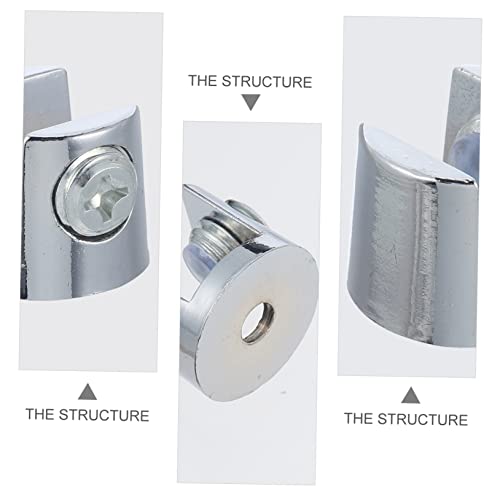 Image of DOITOOL 20pcs Clamp Bracket Rustproof Holder for Mirrors Pictures Easy Installation for Bathroom Living Room Use