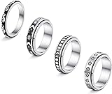 ❤ TAMAÑO DEL ANILLO ❤ Hay siete tamaños de anillo inquietante para elegir. Elija cuidadosamente el tamaño del anillo antes de comprar. Siempre hay un anillo que se adapta a tu talla.